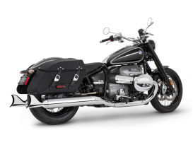 4.5in. Two-Step Slip-On Mufflers - Chrome with Sharktail Tips. Fits BMW R-18 Classic 2021up. 