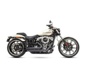 Declaration Turnouts Exhaust - Black. Fits Softail 2018up. 