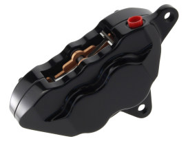 Right Hand Rear 4 Piston Caliper & Mounting Bracket - Black. Fits FL Softail 2008-2017 Models with 150mm Tyre. 
