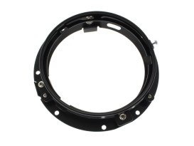 7in. Headlamp Insert Adaptor Bracket - Black. Fits All 2013 earlier Touring & all FreightTrain Nacelle. 