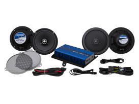 Hogtunes G4, 200 Watt Amp x 4 Speaker Kit. Fits 2014up Touring Ultra Models & Street Glide with Tour Pack. 