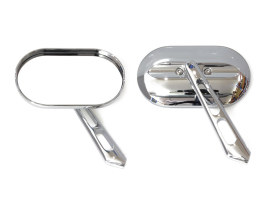 Magnum Mirrors with Large Head - Chrome. 