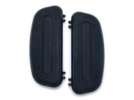 Front Heavy Industry Floorboards - Black. Fits Touring 1983up, FL Softail 1986-2017 & Dyna Switchback 2012-2016. 