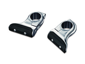 Toe Rest Cruise Pegs - Chrome. Fits Indian & Victory Models with 1-1/4in. Crash Bars. 