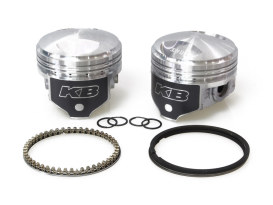 +.030in. Dome Top Pistons with 8.3:1 Compression Ratio. Fits Big Twin 1978-1984 with 1340cc Shovel Engine. 