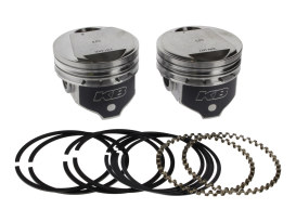 +.020in. Dome Top Pistons with 9.6:1 Compression Ratio. Fits Big Twin 1984-1999 with Evo Engine. 