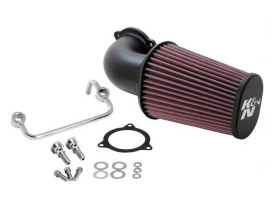 Aircharger Air Cleaner Kit - Black. Fits Twin Cam 2008-2017 with Throttle-by-Wire. 