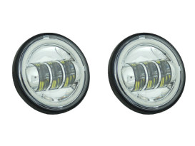 4-1/2in. LED Passing Lamp Inserts with Halo - Chrome. 