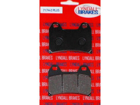 Z-Plus Brake Pads. Fits Rear on Softail 1987-2007 with Performance Machine Integrated Caliper. 