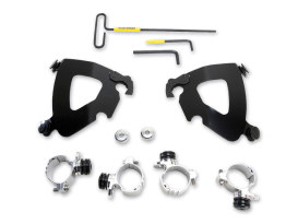 Black Gauntlet Trigger-Lock Mounting Hardware. Fits Sportster SuperLow 883/1200 2011-2021. 
