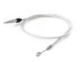56in. Quick Connect Upper Clutch Cable - Sterling Chromite. Fits Softail 2018up & Touring 2021up 