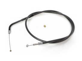37-1/2in. Throttle Cable - Black Pearl. Fits V-Rod 2002up. 