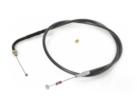 38-1/2in. Idle Cable - Black Pearl. Fits Big Twin 1990-1995. 