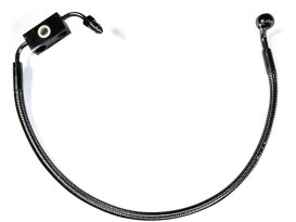 Stock Length Lower Front Brake Line - Black Pearl. Fits Sportster Seventy-Two 2014-2016 with ABS & Single Front Disc Caliper. 