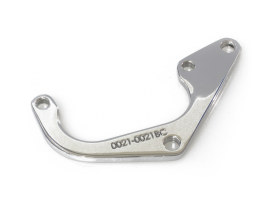 Left Hand Front Caliper Mount - Polished. Fits FX & Sportster 1978-1983 Models with Narrow Glide Front End. 