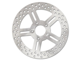 11.8in. Front Classic 5 Spoke Stainless Steel Disc Rotor. Fits Dyna 2006-2017, Softail 2015up, Sportster 2014-2021 & Touring 2008up. 