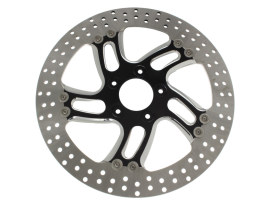 13in. Left Hand Front Rival Disc Rotor -Black Contrast Cut Platinum. 