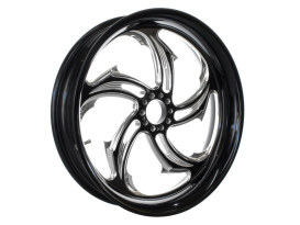 16in. x 3.50in. wide Rival Wheel - Black Contrast Cut Platinum. 