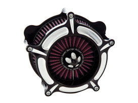 Turbine Air Cleaner Kit - Black Contrast Cut. Fits Touring 2017up & Softail 2018up. 