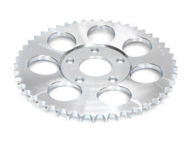 47 Tooth, 6mm Offset Rear Chain Sprocket - Silver Zinc. Fits Big Twin 1973-1999 & Sportster 1979-1981. 