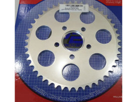 51 Tooth, Flat Alloy Rear Chain Sprocket - Silver. Fits Big Twin 1973up & Sportster 1982up. 