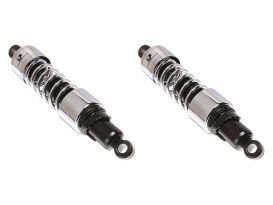 412 Series, 13.5in. Heavy Duty Spring Rate Shock Absorbers - Chrome. Fits Touring 1980-2005, Sportster 1979-2003 & FXR 1982-1994. 