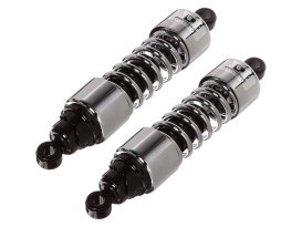 412 Series, 13.5in. Standard Spring Rate Rear Shock Absorbers - Chrome. Fits Touring 1980-2005, Sportster 1979-2003 & FXR 1982-1994. 