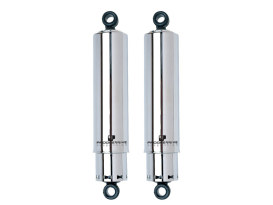 412 Series, 13.5in. Rear Shock Absorbers with Full Covers - Chrome. Fits Big Twin 1958-1972. 