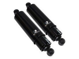 412 Series, 12in. Standard Spring Rate Rear Shock Absorbers with Full Covers -Black. Fits Dyna 1991-2017. 