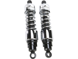412 Series, 13in. Standard Spring Rate Rear Shock Absorbers - Chrome. Fits Street 2015up. 