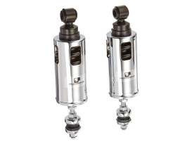 422 Series, Heavy Duty Spring Rate Rear Shock Absorbers - Chrome. Fits Softail 2000-2017. 