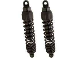 444 Series, 12.5in. Standard Spring Rate Rear Shock Absorbers - Black. Fits Dyna 1991-2017. 