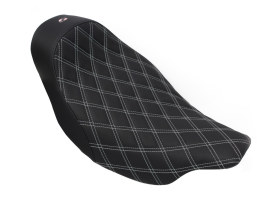Renegade LS Solo Seat with Dark Grey Double Diamond Lattice Stitch. Fits Touring 2008up. 