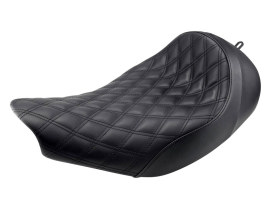Renegade LS Solo Seat with Black Double Diamond Lattice Stitch. Fits Indian Touring 2014up. 