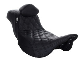 Step-Up San Diego Customs Pro Series Gripper Dual Seat With Backrest. Fits Touring 2008up. 