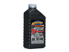 Heavy Duty Platinum Full Synthetic 6 Speed Transmission Oil. 74w140 1 Quart Bottle (946ml). Fits Big Twin 2006up. 