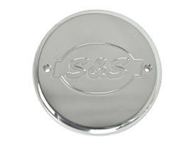 S&S Cycle Logo Air Filter Cover - Chrome. Fit Indian 2014up. 