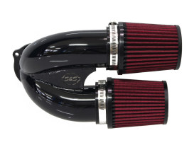 Tuned Induction Air Cleaner Kit - Gloss Black. Fits Twin Cam 2008-2017 with Throttle-by-Wire. 