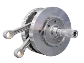 131/136ci, 4-5/8in. Stroker Flywheel Assembly. Fits 107/114/117ci Milwaukee-Eight 2017up when using S&S 4.250 Big Bore Cylinders. 