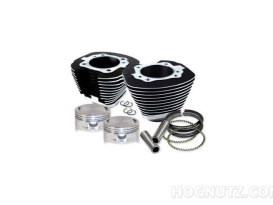 88ci to 106ci Stroker Cylinder Kit - Black. Fits Twin Cam Softail 2000-2006. 