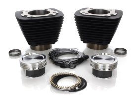 1200cc Big Bore Kit - Wrinkle Black. Fits Sportster 1986-2021 with 883cc Engine. 