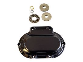 Hydraulic Clutch Cover - Gloss Black. Fits Softail 2007up, Dyna 2006-2017 & Touring 2007-2013. 