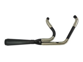 Assault 2-into-1 Exhaust - Black. Fits Touring 2007-2016. 