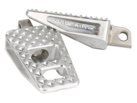 P-54 Footpegs with HD Male Mount - Silver. 