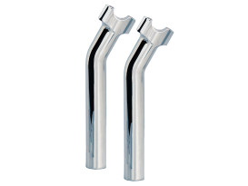9-1/2in. Pullback Risers with 1-1/4in. Thick Base - Chrome. Fits 1in. Handlebar. 