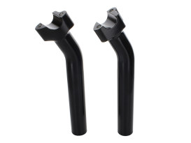 9-1/2in. Pullback Risers with 1-1/4in. Thick Base - Gloss Black. Fits 1in. Handlebar. 
