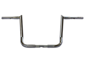 14in. x 1-1/4in. Chubby Bagger Hooked Ape Hanger Handlebar - Chrome. Fits Touring 1996 up with Fairing. 