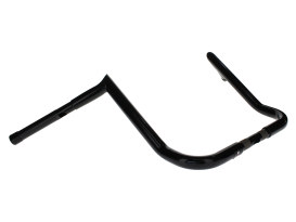 16in. x 1-1/4in. Chubby Bagger Hooked Ape Hanger Handlebar - Gloss Black. Fits Touring 1996up with Fairing. 